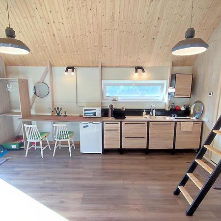 Modern Sauna Cabin In Horse Ranch Liyeplauke ภายนอก รูปภาพ