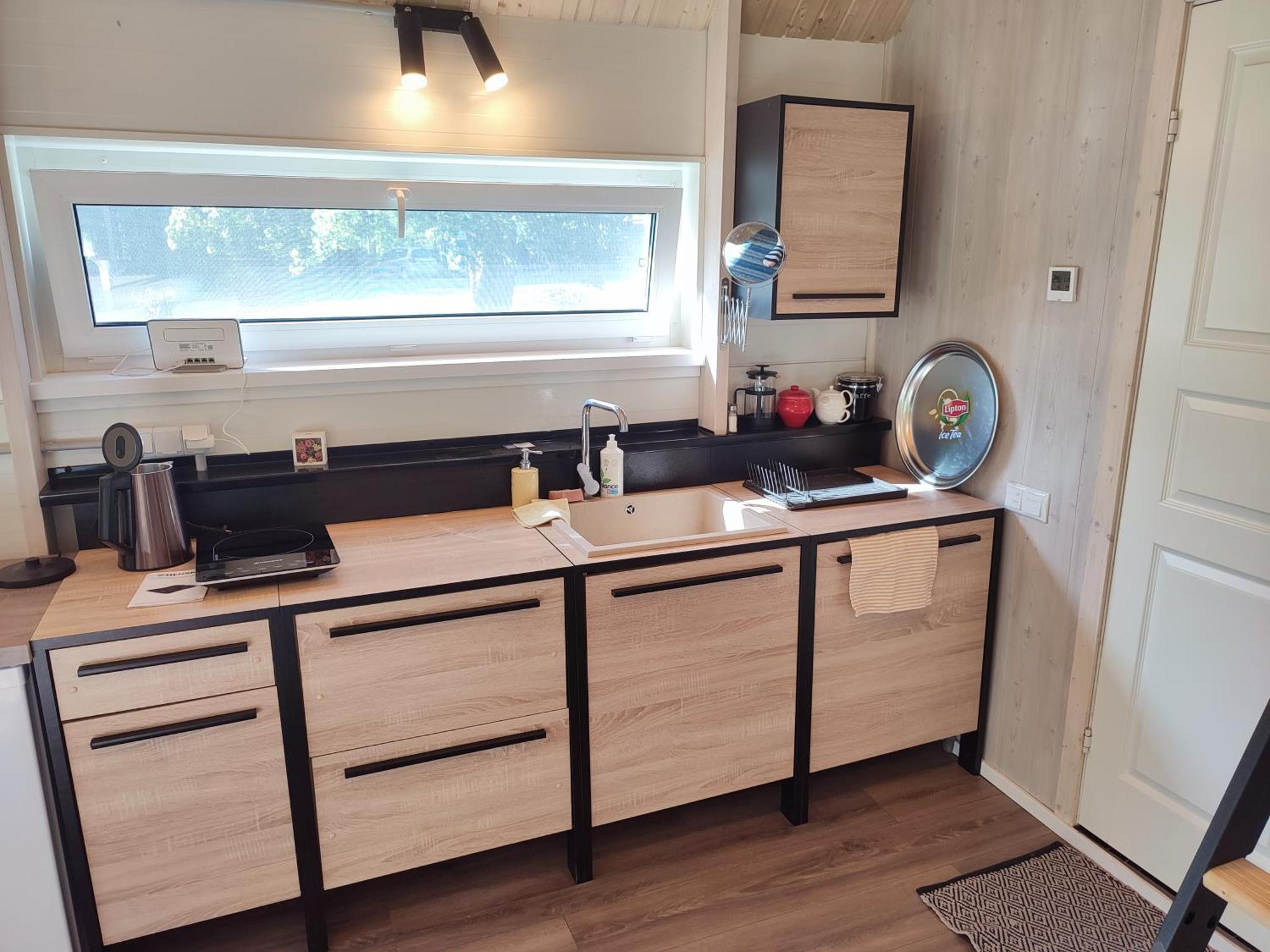 Modern Sauna Cabin In Horse Ranch Liyeplauke ภายนอก รูปภาพ
