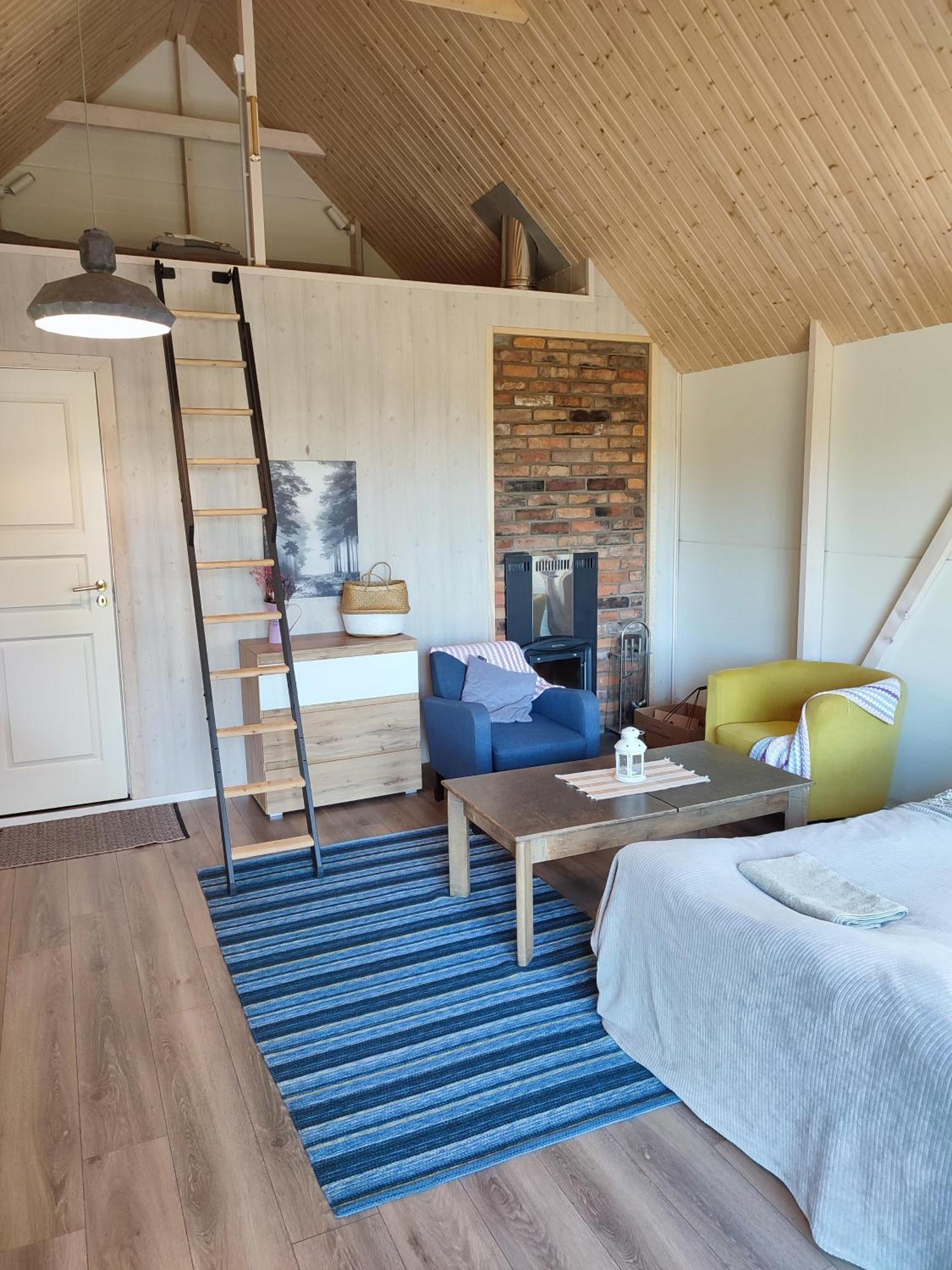 Modern Sauna Cabin In Horse Ranch Liyeplauke ภายนอก รูปภาพ