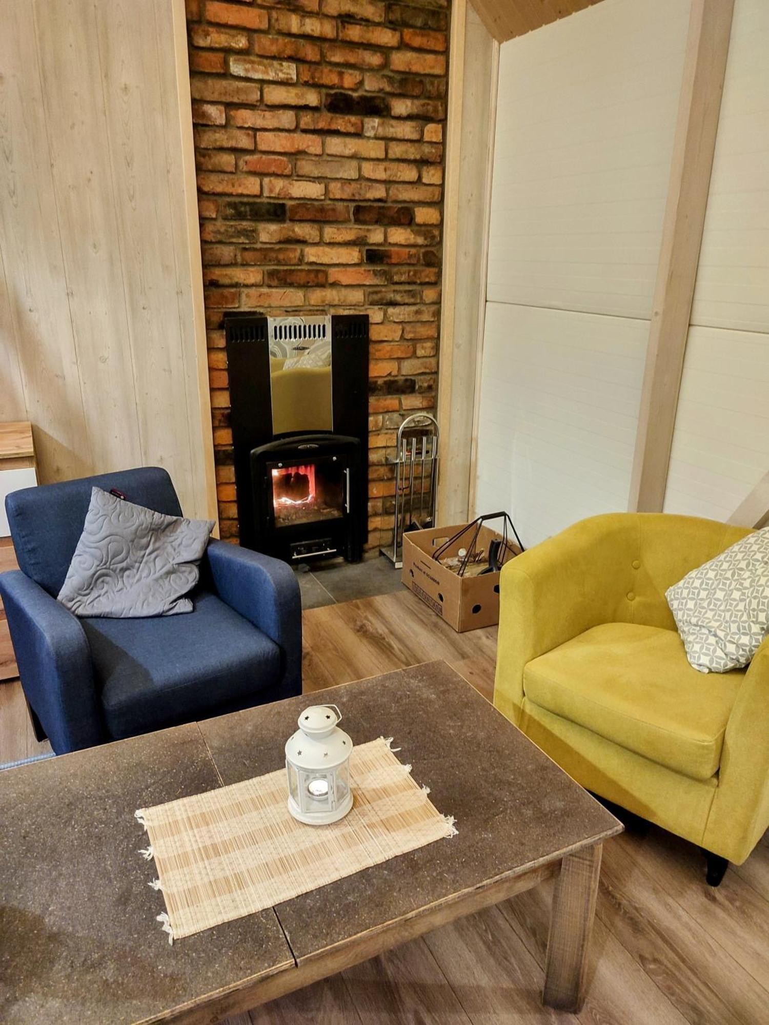Modern Sauna Cabin In Horse Ranch Liyeplauke ภายนอก รูปภาพ
