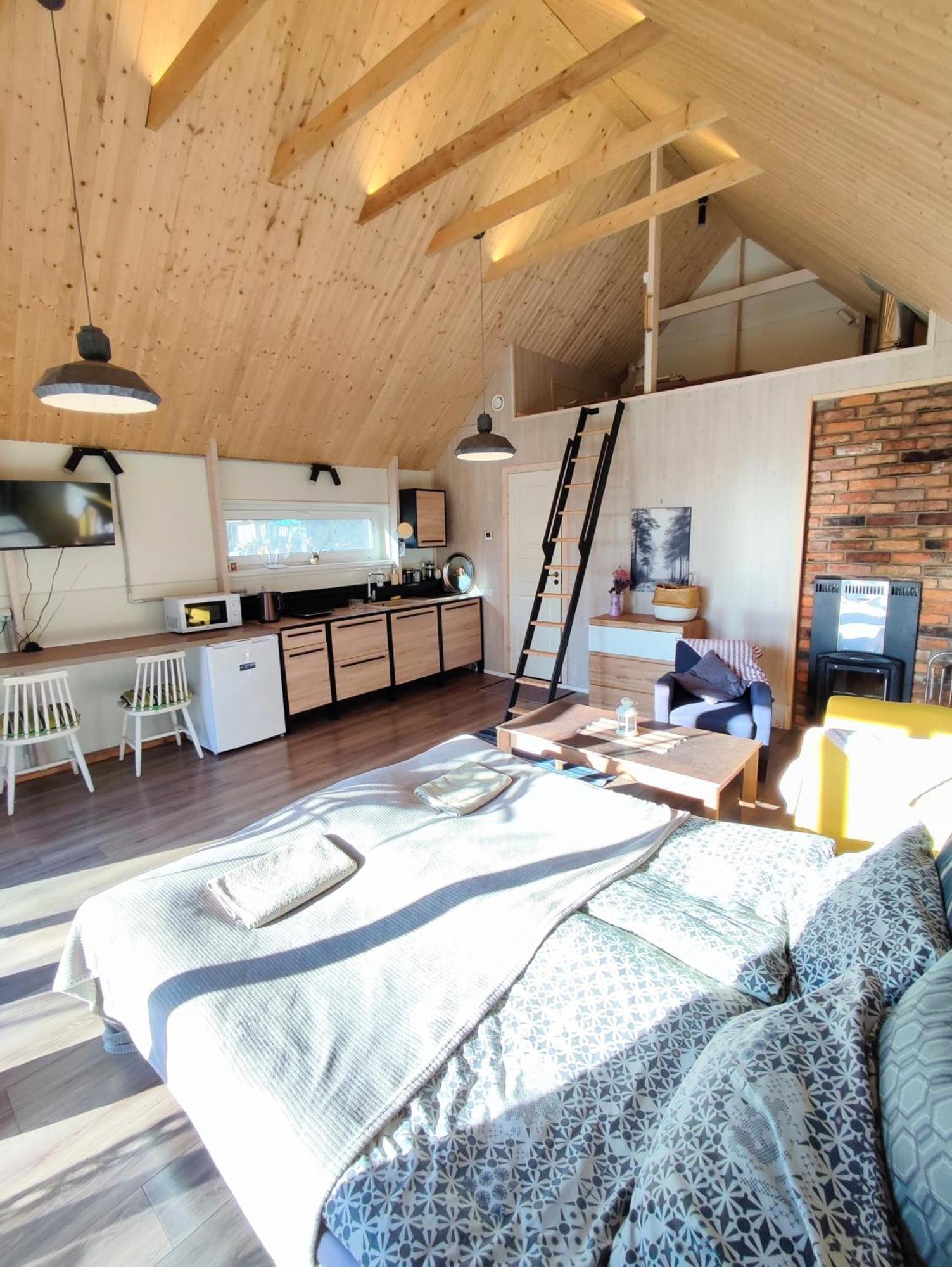Modern Sauna Cabin In Horse Ranch Liyeplauke ภายนอก รูปภาพ