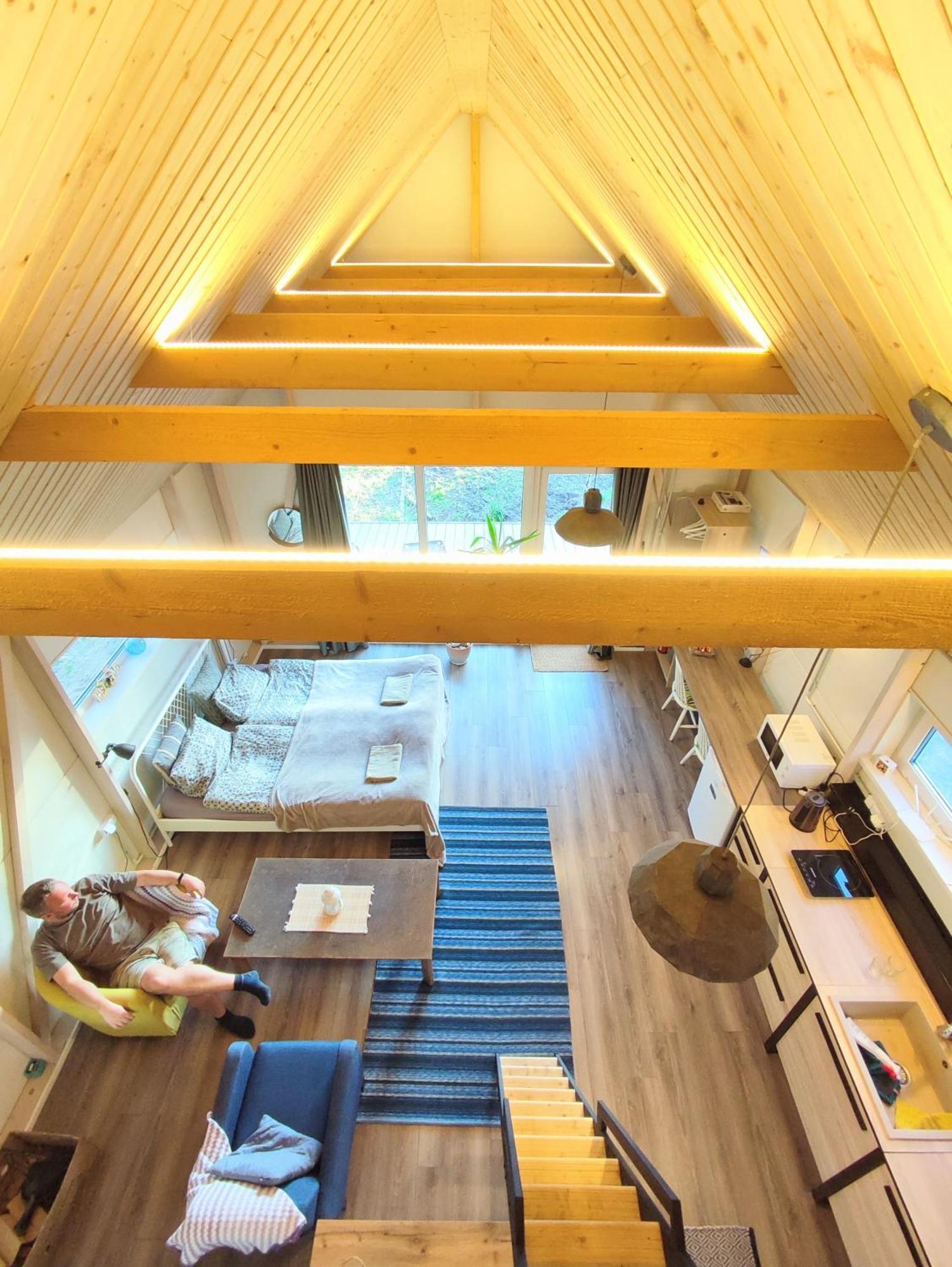 Modern Sauna Cabin In Horse Ranch Liyeplauke ภายนอก รูปภาพ